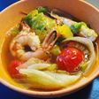 海老とレタスの簡単エスニック風スープ