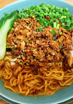鯖缶で作る汁無し坦々麺-レシピのメイン写真
