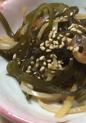 昆布と大根の皮のきんぴら-レシピのメイン写真