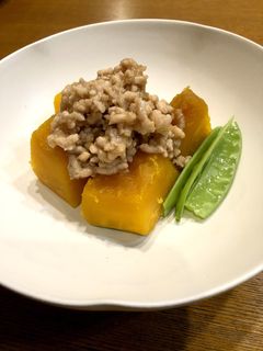 かぼちゃのそぼろあんかけ-レシピのメイン写真