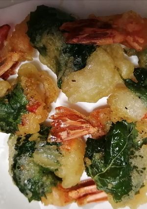 青紫蘇で巻いて、ひと味違う海老天に☆-レシピのメイン写真