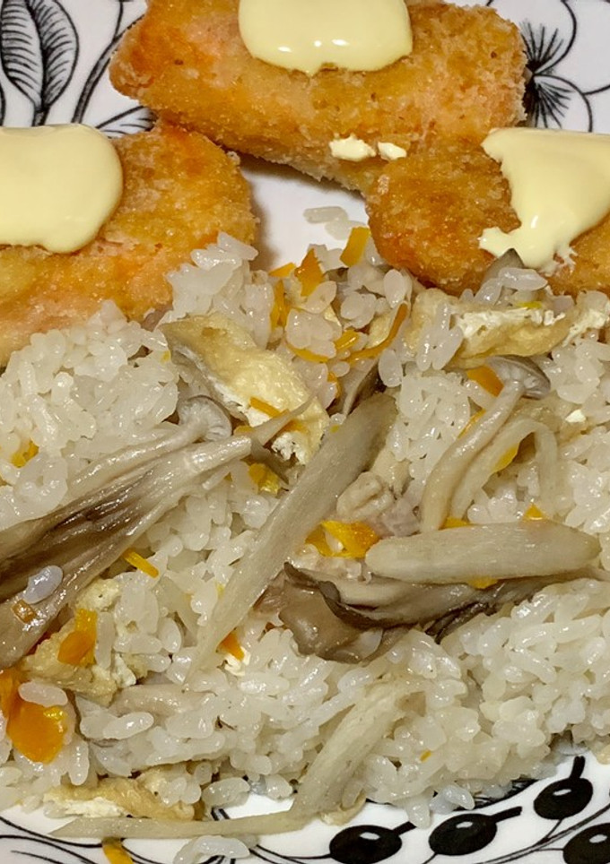 秋の炊き込みご飯-レシピのメイン写真