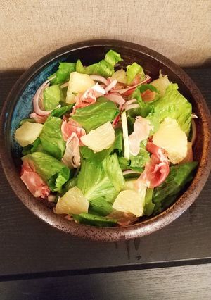 ロメインレタス グレープフルーツサラダ-レシピのメイン写真