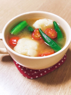 洋風野菜の味噌汁-レシピのメイン写真