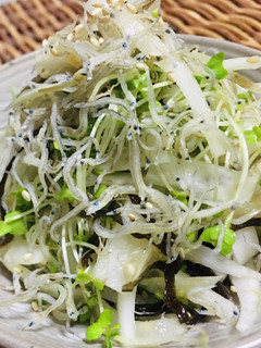 玉葱大根ブロッコリースプラウト塩昆布和え-レシピのメイン写真