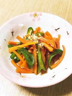 にんじんとピーマンのきんぴら-レシピのメイン写真