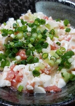 冷やして美味しい☆たらこ豆腐-レシピのメイン写真