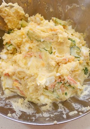 カニカマポテトサラダ-レシピのメイン写真