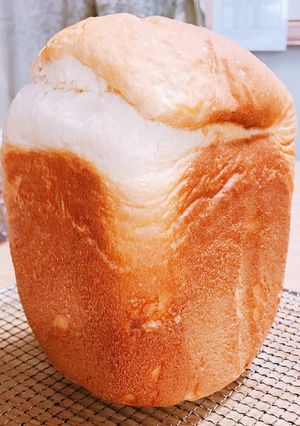 HBでフワもち☆ノンオイル ☆豆腐食パン-レシピのメイン写真