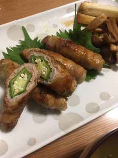 オクラの肉巻き 照り焼き仕立て-レシピのメイン写真