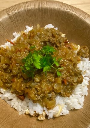 〆のスパイスキーマカレー-レシピのメイン写真