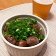 秋のおつまみ!砂肝の梅ポン炒め