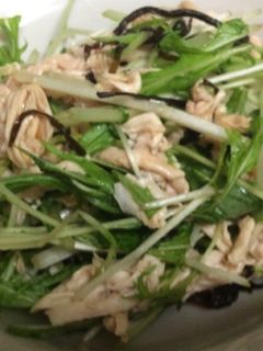 水菜のサラダ-レシピのメイン写真