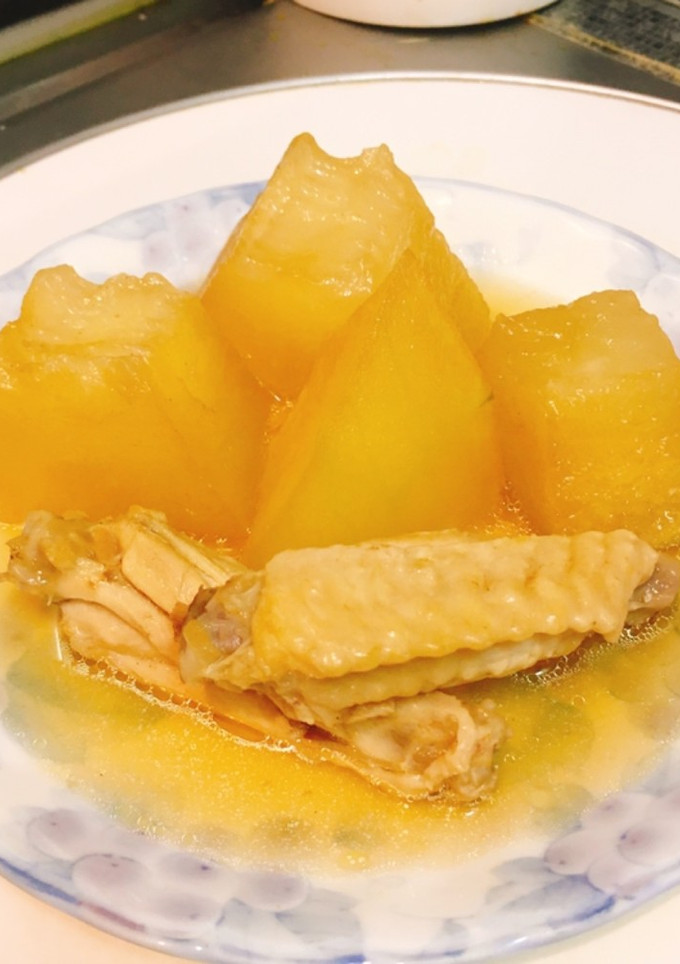 冬瓜と手羽のさっぱり煮♪-レシピのメイン写真