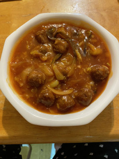 茄子とミートボールのトマト煮-レシピのメイン写真