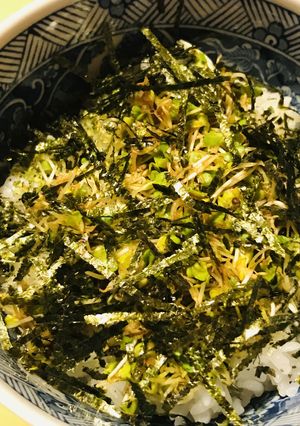 スプラウト＆海苔のワサビ醤油ごはん-レシピのメイン写真
