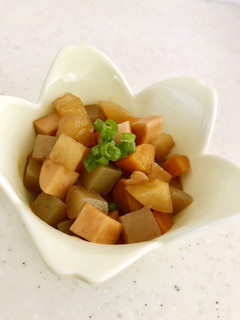 根菜と蒟蒻のソースケチャップ煮-レシピのメイン写真