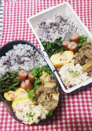 高校男子弁当♡牛肉甘辛炒め②-レシピのメイン写真