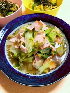 簡単!レタスのコンソメ炒め煮-レシピのメイン写真