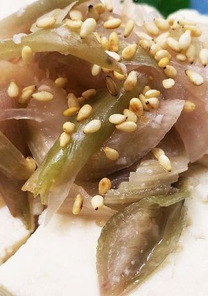 お年寄り絶賛シリーズ☆塩麹茗荷漬け豆腐☆-レシピのメイン写真