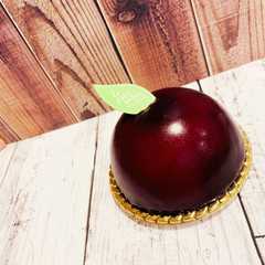 รูปของ ブルーベリーのレアチーズドームケーキ