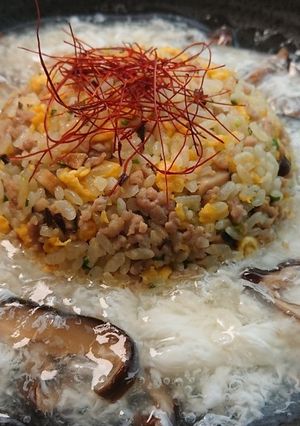 しいたけあんかけ炒飯(チャーハン)-レシピのメイン写真