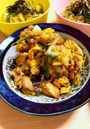 鯖缶で☆卵とじ-レシピのメイン写真
