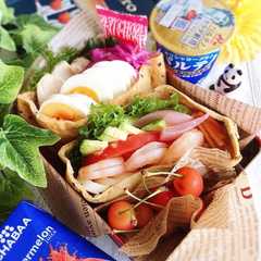 รูปของ ふすまパン粉を使用して☆ピタパンサンド