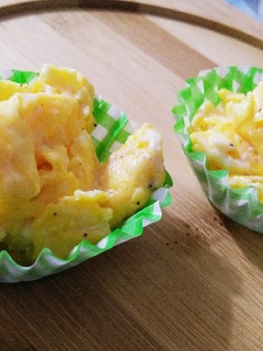 お弁当の隙間に☆卵のマヨネーズあえ-レシピのメイン写真
