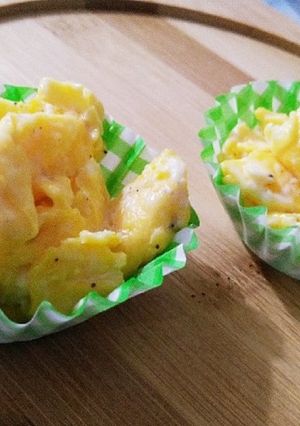 お弁当の隙間に☆卵のマヨネーズあえ-レシピのメイン写真