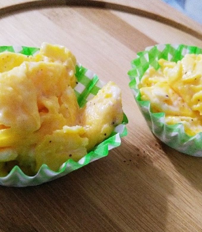 お弁当の隙間に☆卵のマヨネーズあえ-レシピのメイン写真