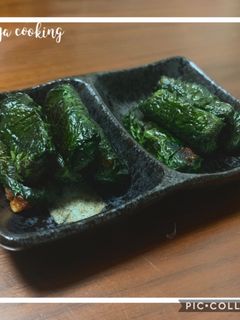 東北郷土料理!甘味噌餡のしそ巻き-レシピのメイン写真