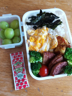 お弁当(9/5)とり肉のカレーパン粉焼き-レシピのメイン写真
