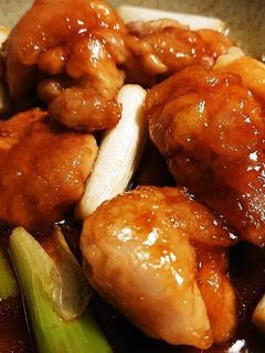 鳥モモ肉と白ネギ☆ねぎま風炒め-レシピのメイン写真