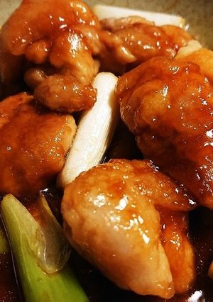 鳥モモ肉と白ネギ☆ねぎま風炒め-レシピのメイン写真