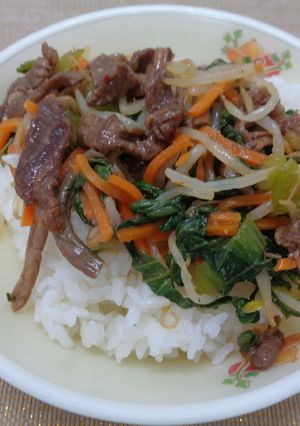 ビビンバ＠倉敷市学校給食-レシピのメイン写真