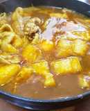 レトルトカレーでカレーうどん