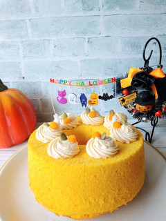 かぼちゃのシフォンケーキ-レシピのメイン写真