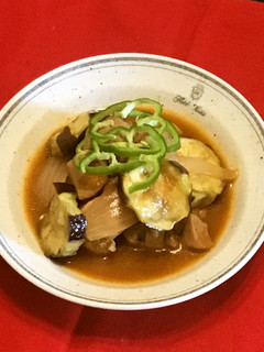 チキンと夏野菜のデミグラスソース風煮込み-レシピのメイン写真