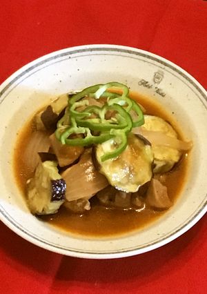 チキンと夏野菜のデミグラスソース風煮込み-レシピのメイン写真