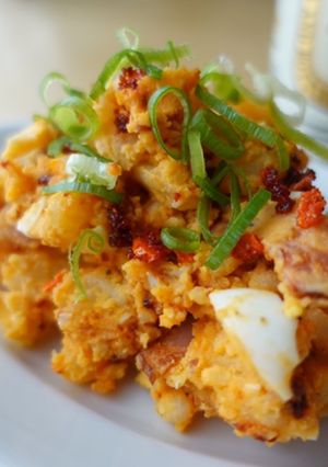 食べるラー油とベーコンのポテトサラダ-レシピのメイン写真