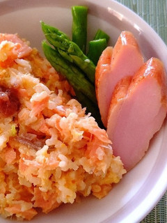 卵と鮭のゆるゆる低糖質炒飯-レシピのメイン写真
