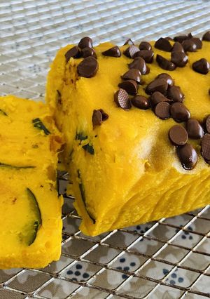 もっちりむっちり　かぼちゃケーキ-レシピのメイン写真