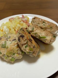 鶏つくねの照り焼き-レシピのメイン写真