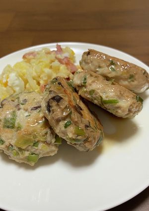 鶏つくねの照り焼き-レシピのメイン写真