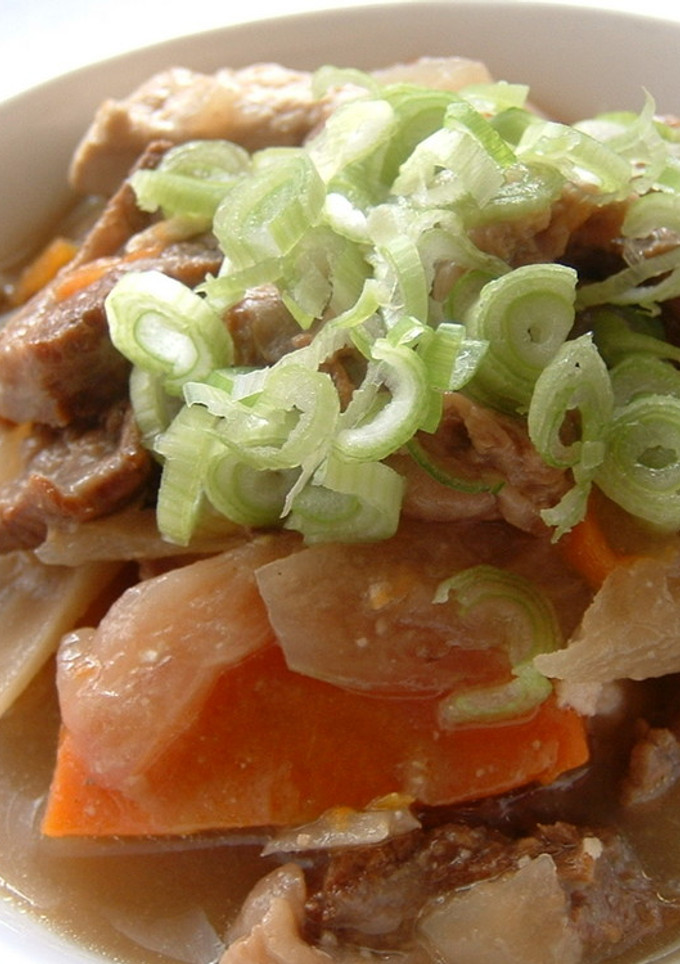 牛すじと根菜の味噌煮（圧力鍋使用）-レシピのメイン写真