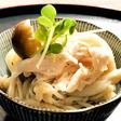 白だしで作る!キノコとささみの和え物