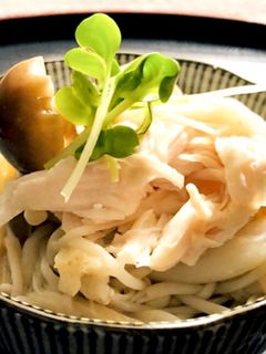白だしで作る!キノコとささみの和え物-レシピのメイン写真