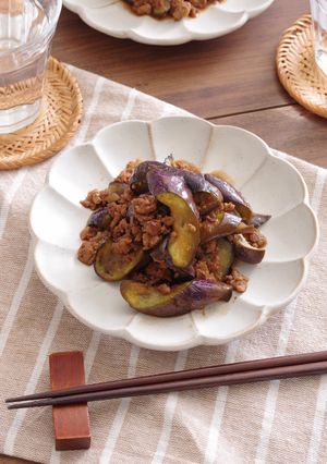 なすと豚ひき肉の甘辛炒め-レシピのメイン写真