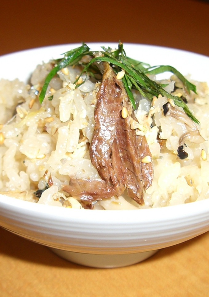 残り物で！　秋刀魚の炊き込みご飯-レシピのメイン写真